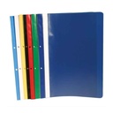 Dosar plastic, cu sina si perforatii, A4, diverse culori, B4U