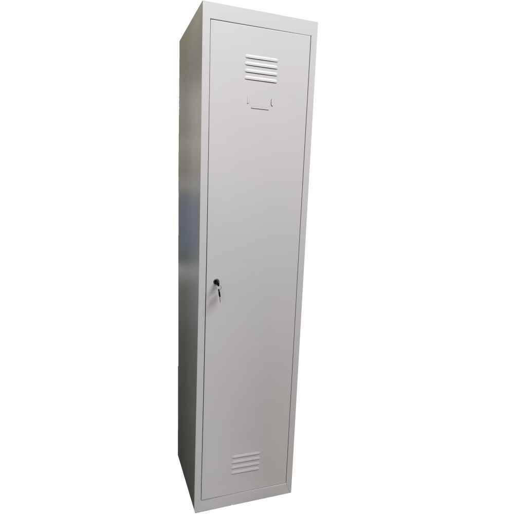 Vestiar metalic, 1 compartiment, 400x450x1800mm, gri, A872 B4U, montat