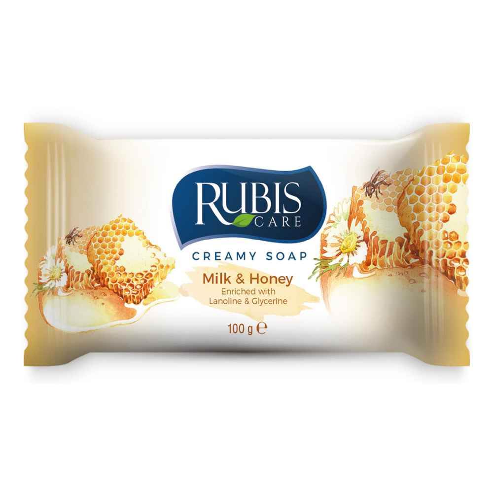 Sapun solid 100gr folie RUBIS Milk&amp;Honey