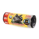 Saci de gunoi menajer, 120 l, 10 buc, negru, OTI SOLID EXTRA