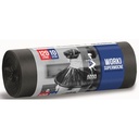 Saci de gunoi menajer, 120 l, 10 buc, negru, ANA