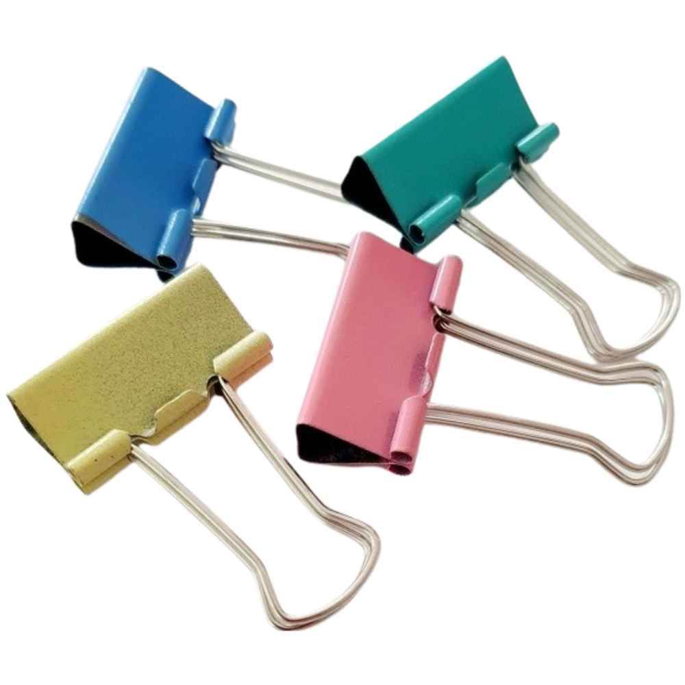 Clips metalic 19 mm color 40 buc/cutie CN