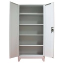 Fiset metalic, 2 usi, 4 polite, 40 kg/polita, 900x400x1800mm, cu picioare, gri, A177/9 B4U