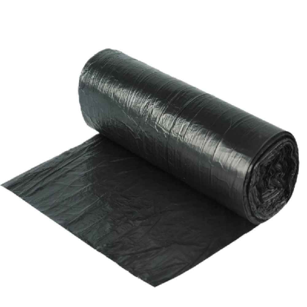 Saci de gunoi menajer, 120 l, 10 buc, negru, SUPER