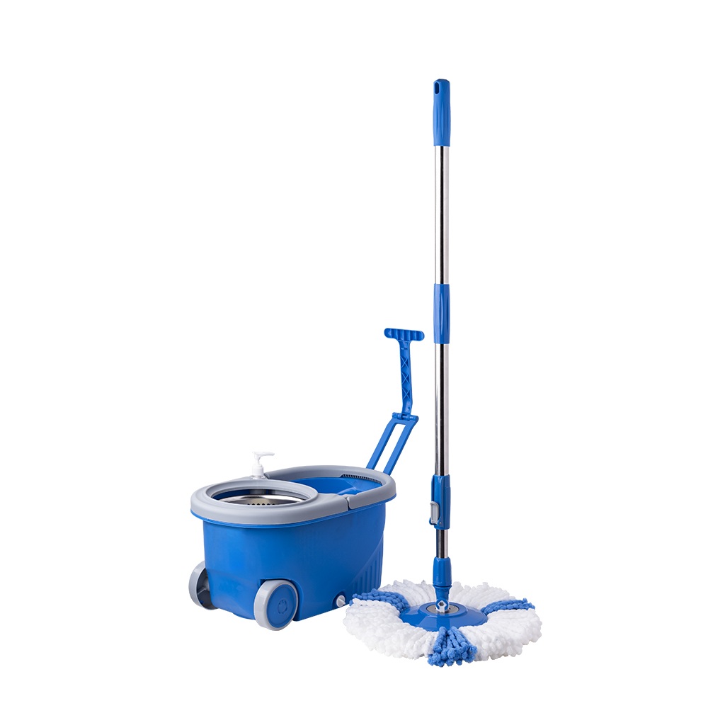 Galeata cu roti 8l cu storcator circular si 2 rezerve mop Tornado Kleaner GST002