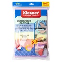 Lavete microfibra 38x40cm 6 buc/set Kleaner GSG005
