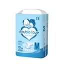Scutece pentru adulti cu prindere laterala marimea M 10 buc/pachet  DOUBLE LOVE