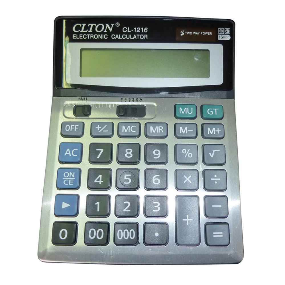 [41111100] Calculator 16 digiti CLTON CL1216 B4U