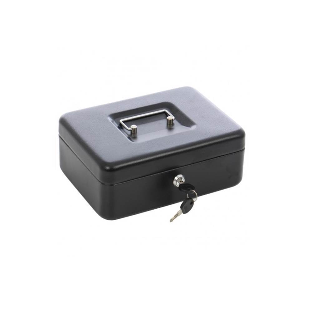 [15230590] Caseta valori din tabla de otel negru 250x180x90 mm