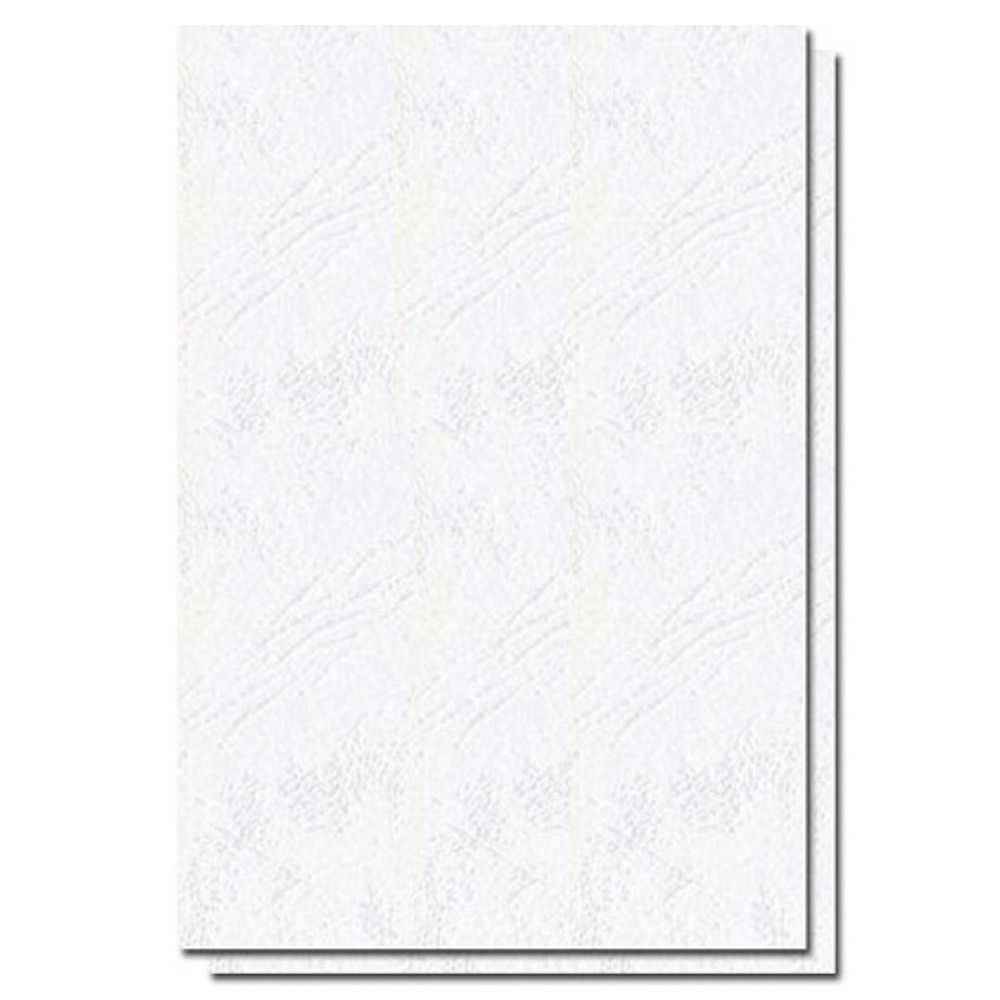 [50781500] Coperti indosariere A3 imit piele, alb CN, 100buc/top