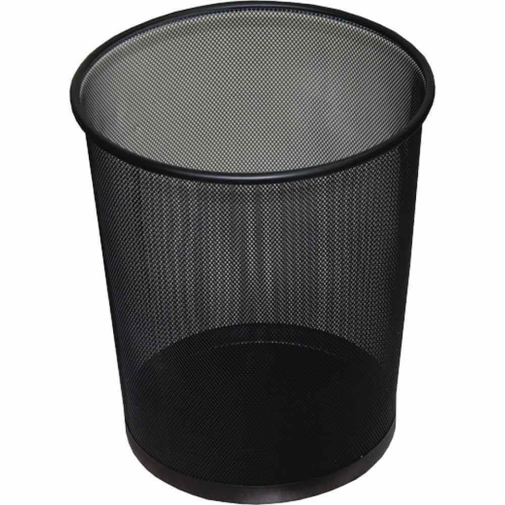 [41500202] Cos birou CN CAN5001, D=29, H=34, metalic, tip Mesh, negru