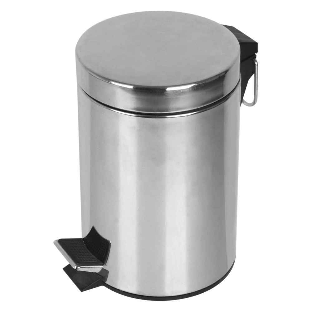 [71032530] Cos gunoi metalic cu pedala si capac 3L CN