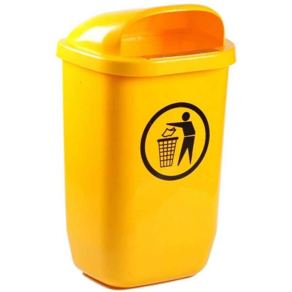 [71088758] Cos gunoi stradal 50 l galben