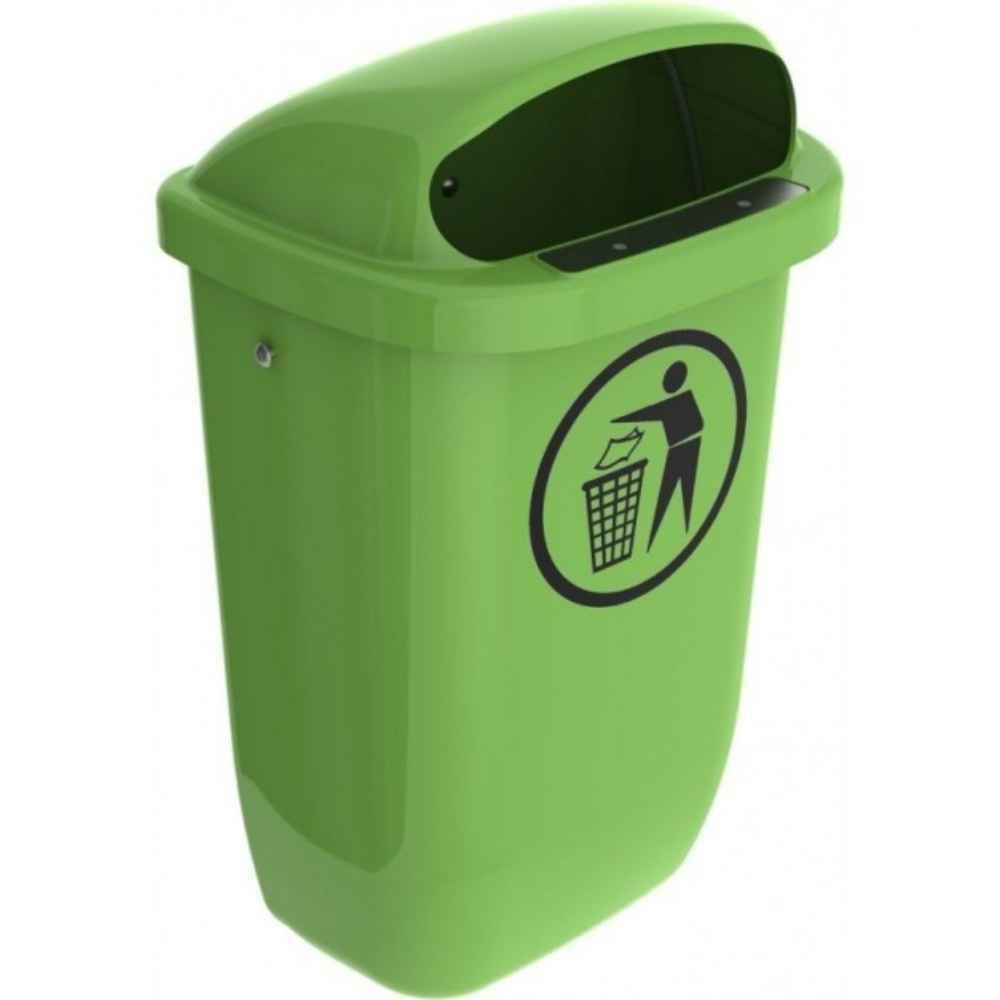 [71088754] Cos gunoi stradal 50 l verde
