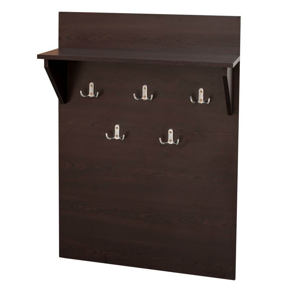 [16432755] Cuier PAL de perete cu 10 agatatori sonoma inchis, 700 x 215 x 1000 mm