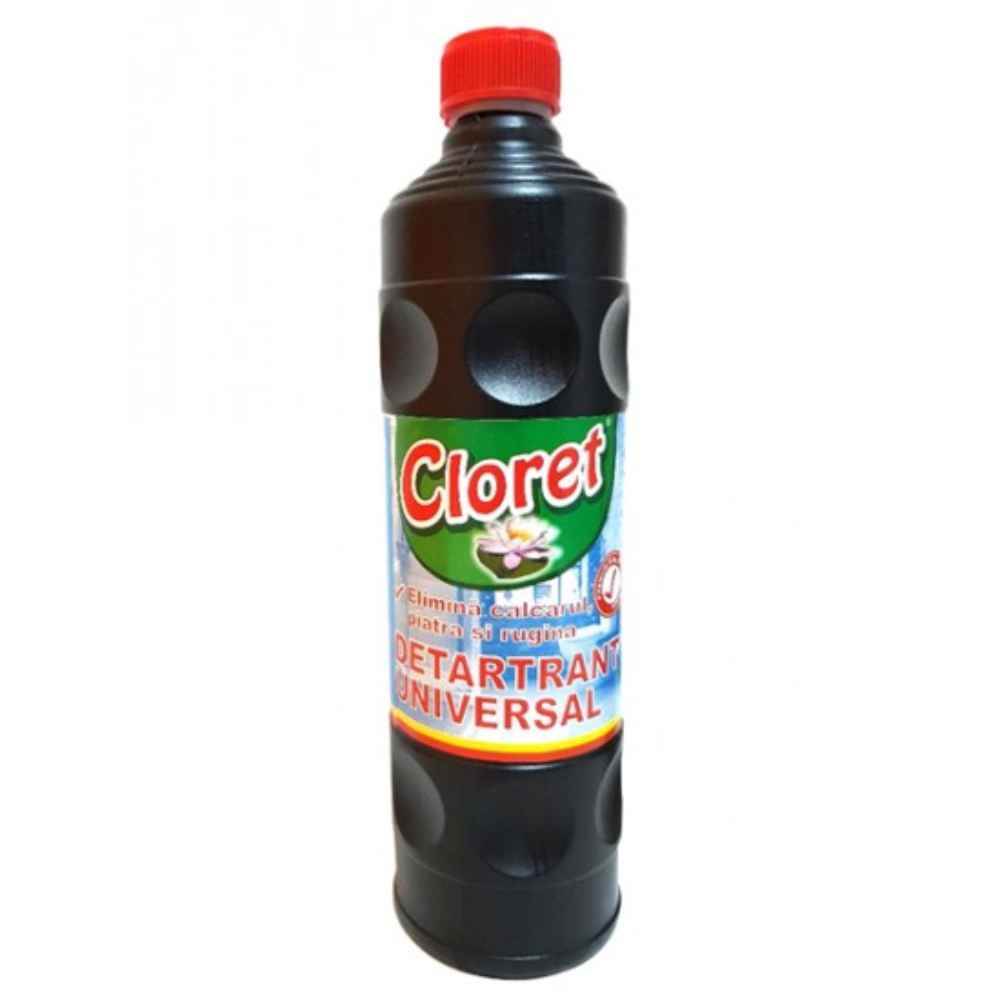 [70810580] Detergent dezinfectant si detartrant pentru grupul sanitar si obiecte sanitare, 1 l, CLORET