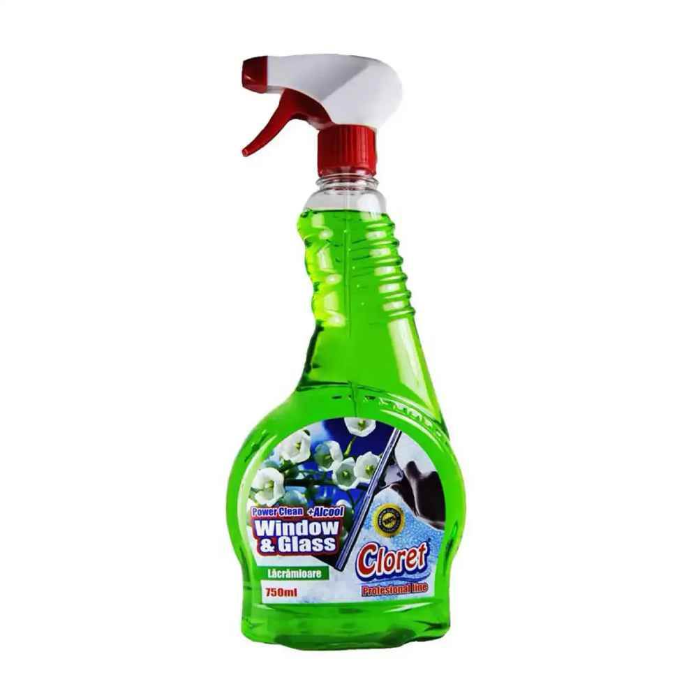 [70824505] Detergent geam cu pulverizator 750ml CLORET lacramioara