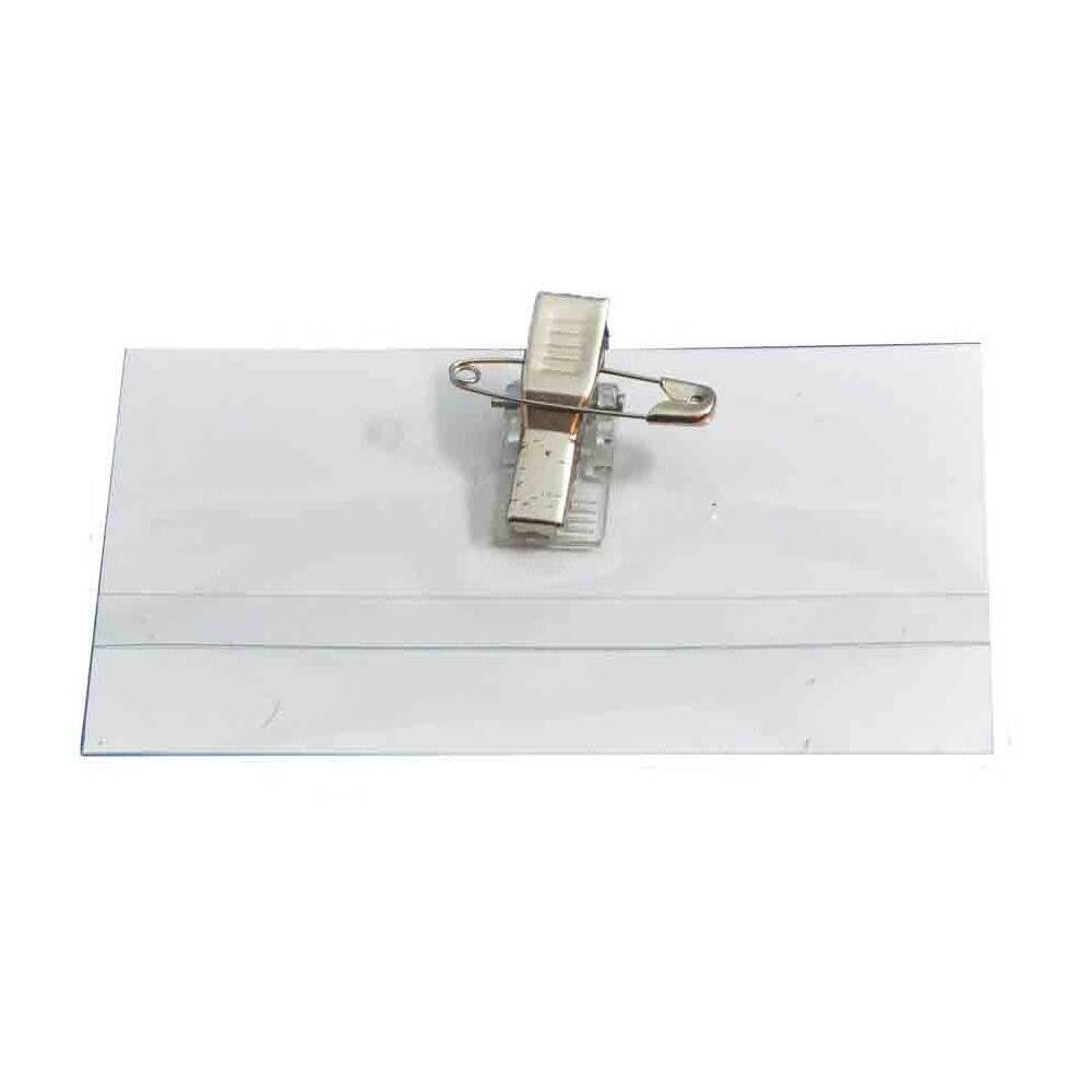[50824100] Ecuson orizontal 92x57mm cu ac si clips CN