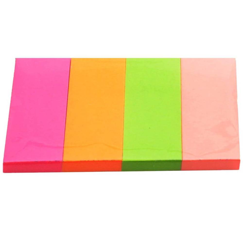 [11100400] Index adeziv 19x76mm, 4 cul intense, 100file