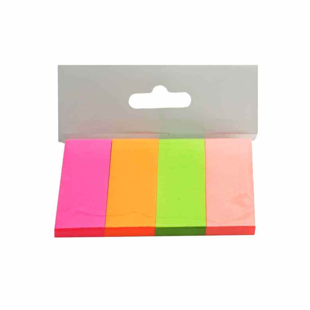[11122900] Index adeziv plastic 20x50mm, 4 culori / set