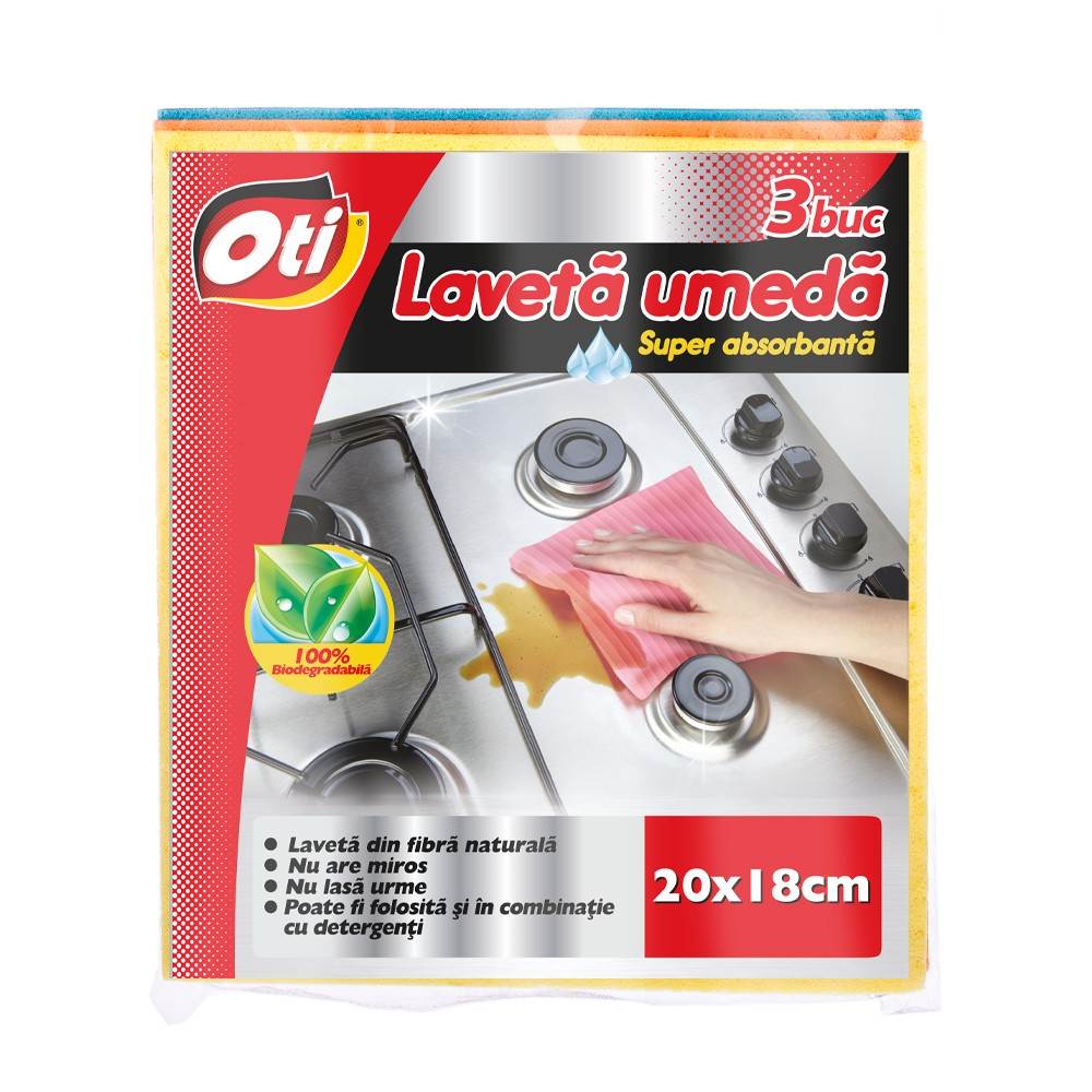 [71066986] Lavete umede 3 buc/set 18X20cm OTI