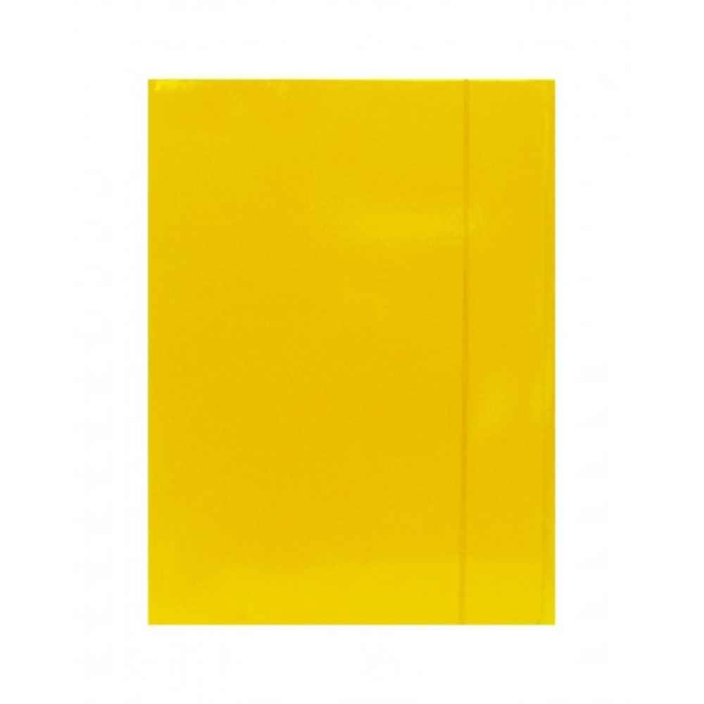 [30800008] Mapa CN 987 galben carton lucios, cu elastic, 350gr/mp, 12b/tipla, 480/b