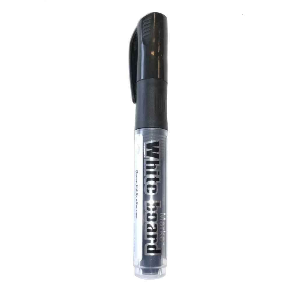 [20757402] Marker pentru whiteboard cu refill, grip PVC, negru, B35