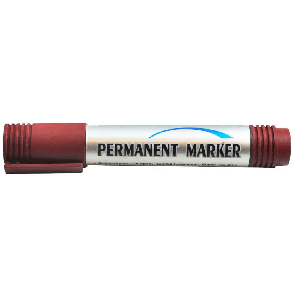 [20714324] Marker permanent rosu, varf rotund RX200