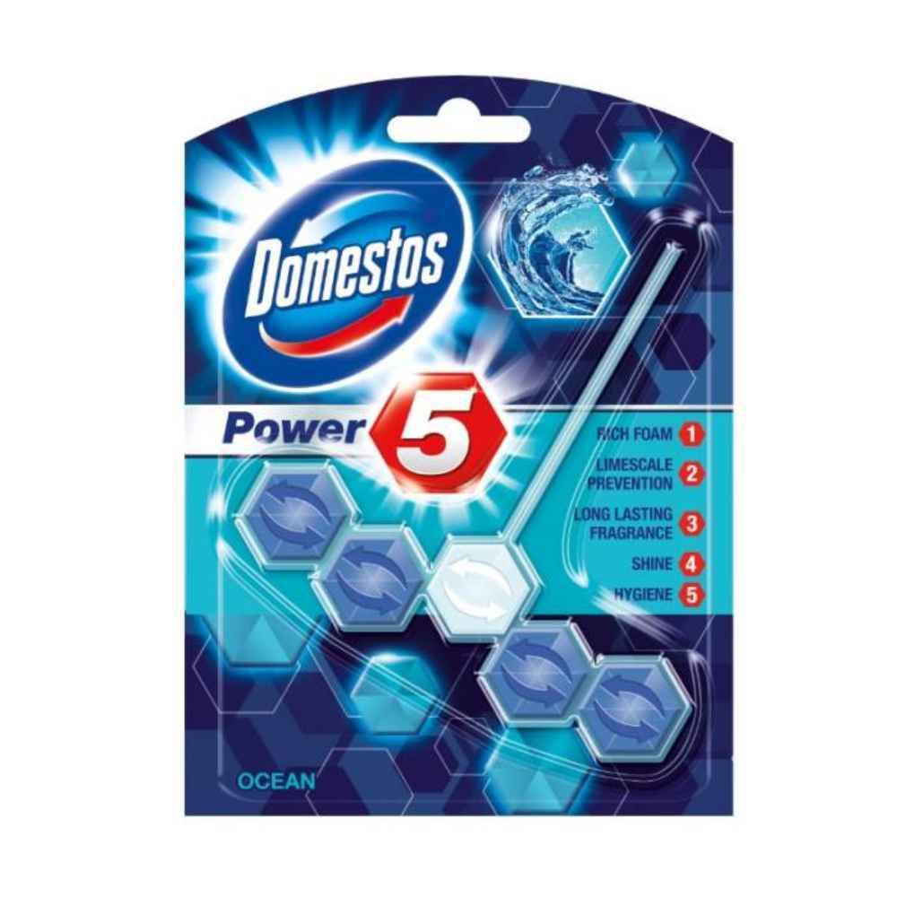 [71070110] Odorizant WC cu 5 bile 55 g cu suport DOMESTOS