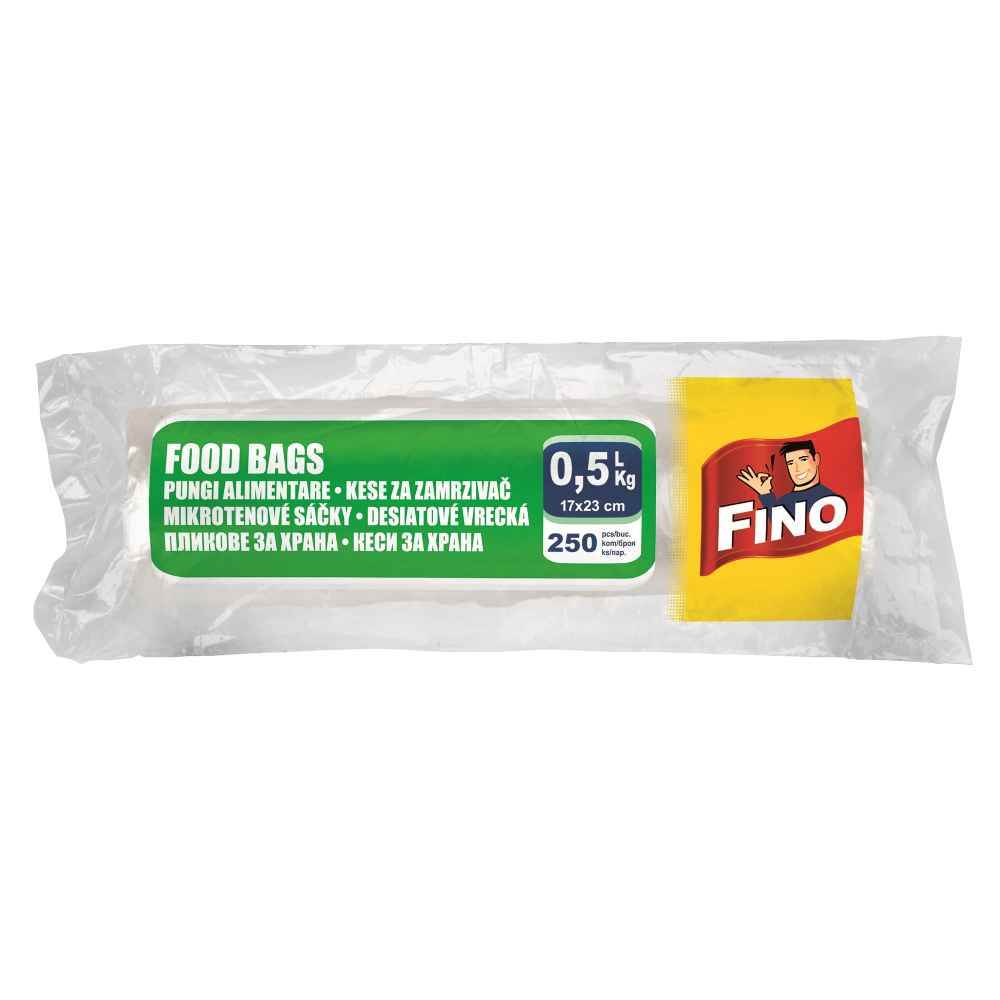 [71025546] Pungi alimentare, plastic, 250 pungi, 0.5 l