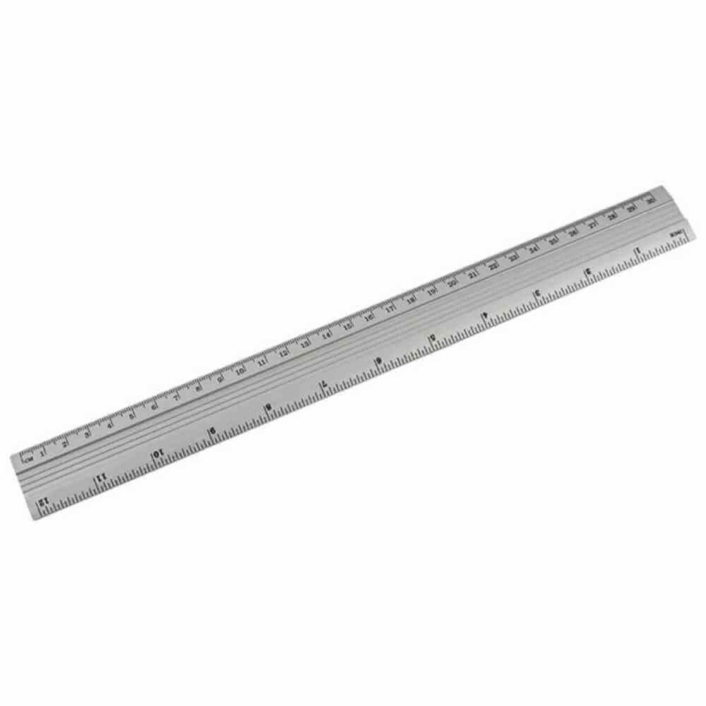 [90560100] Rigla 30cm aluminiu CN