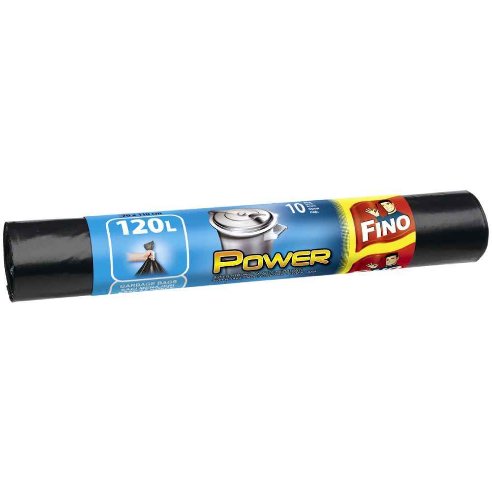 [71055400] Saci menajeri, 120 l, 10 buc, negru, FINO