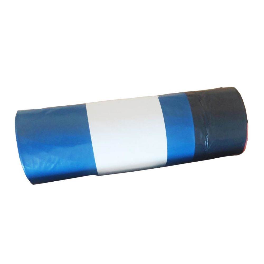 [71035321] Saci menajeri, 35 l, 15 buc, cu snur, albastru