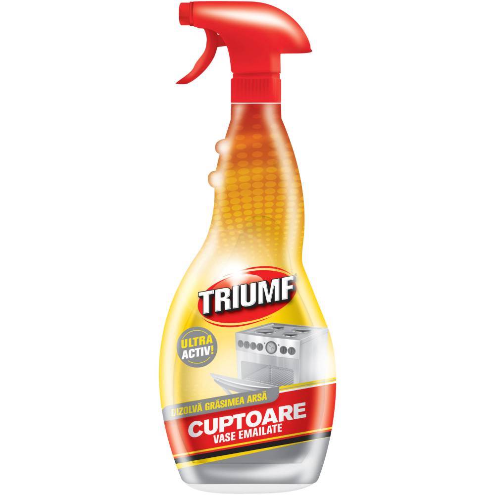 [70830454] Detergent lichid pentru cuptoare, cu pulverizator, 500 ml, TRIUMF