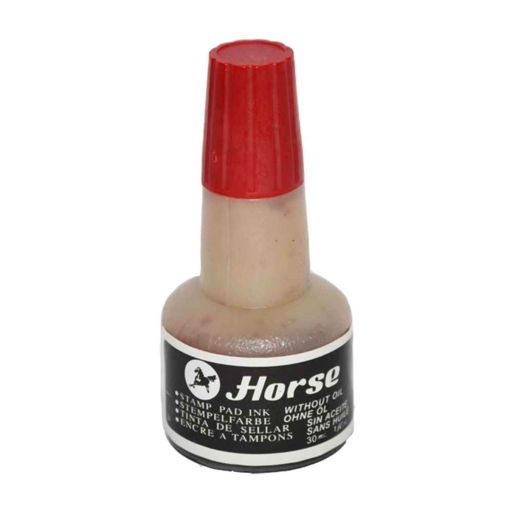 [40559003] Tus stampila rosu HORSE, 30ml