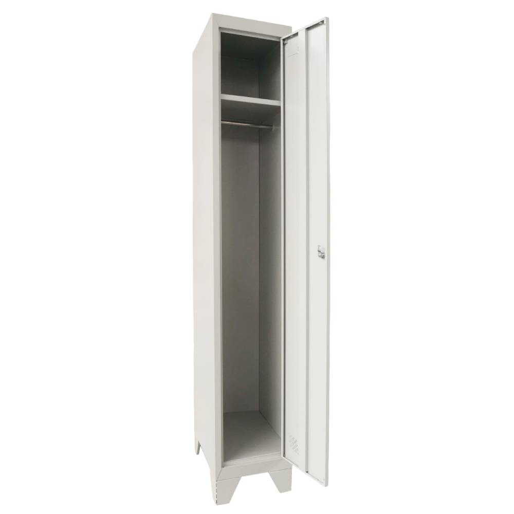 [15458487] Vestiar metalic, 1 compartiment, bara umerase, 312x450x1800mm, gri, A894 B4U