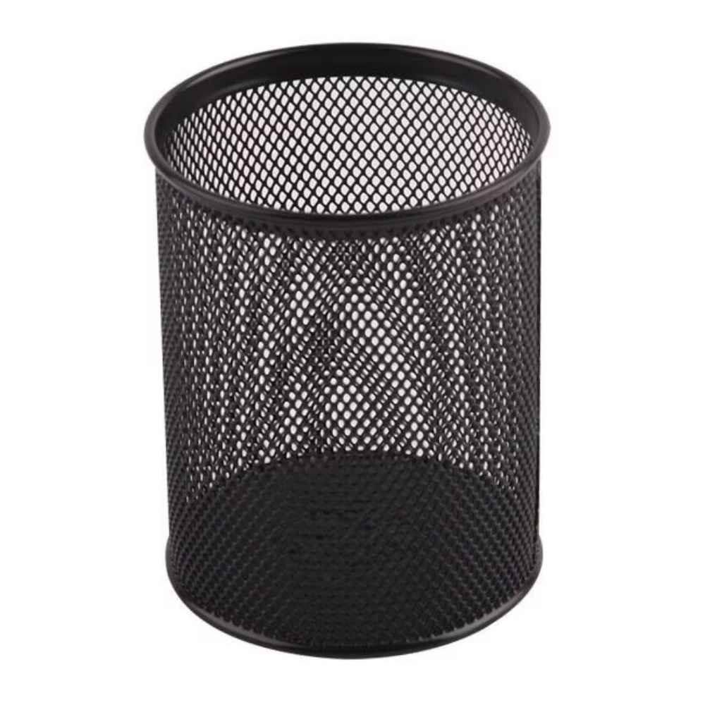 [40279102] Suport metalic CN 803, negru, pentru creioane, 3/set, cilindric,tip Mesh