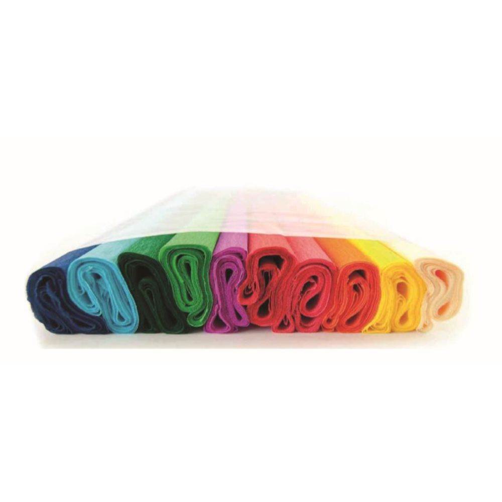 [90681000] Hartie creponata 10buc/set diverse culori