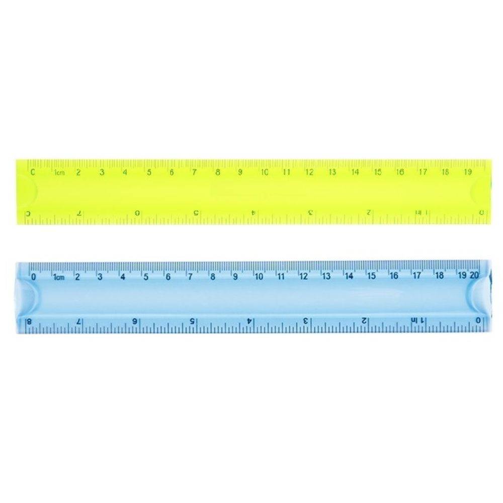 [90522700] Rigla 20cm plastic, color transparent CN