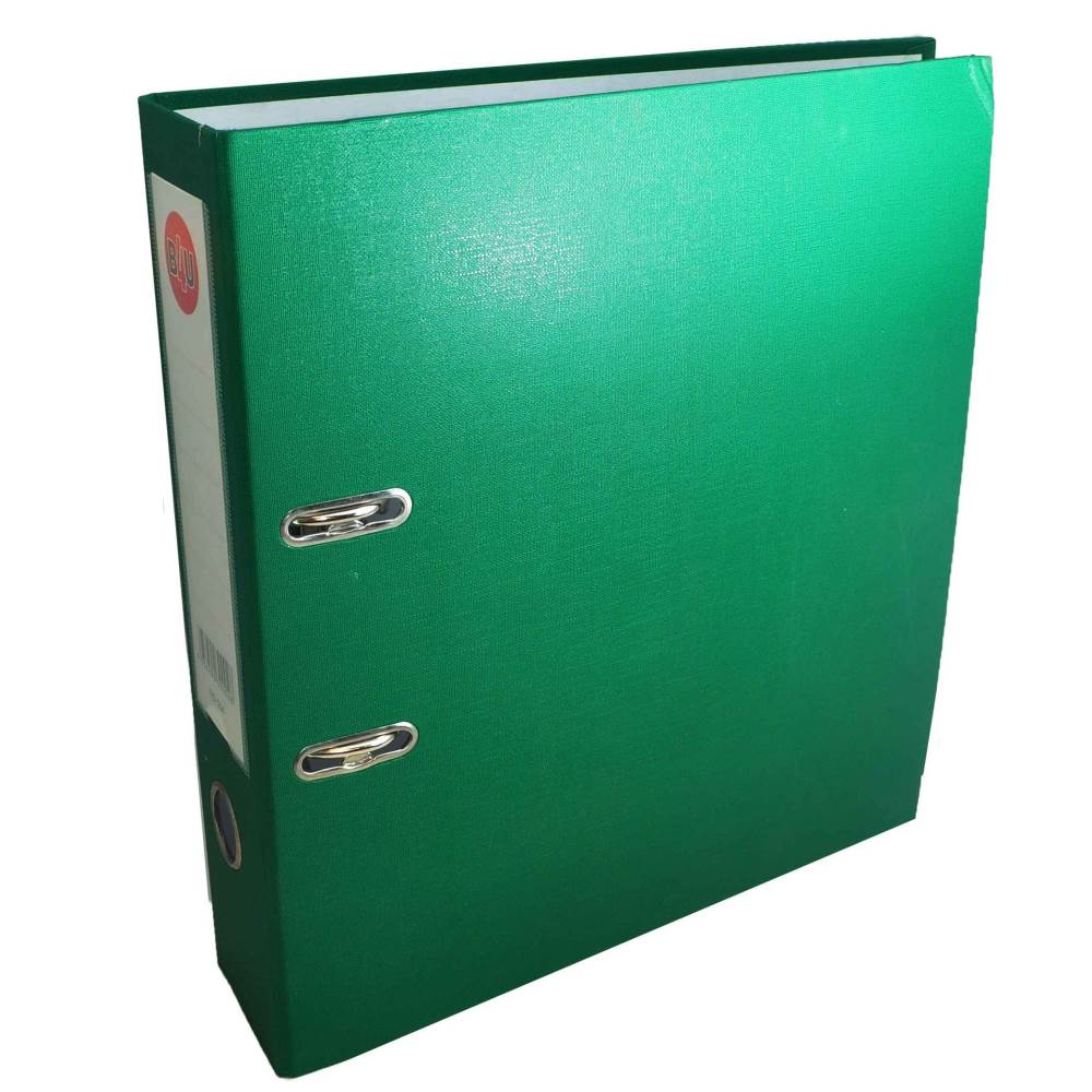[30120988] Biblioraft dublu plastifiat A4, 7.5cm, verde, B4U