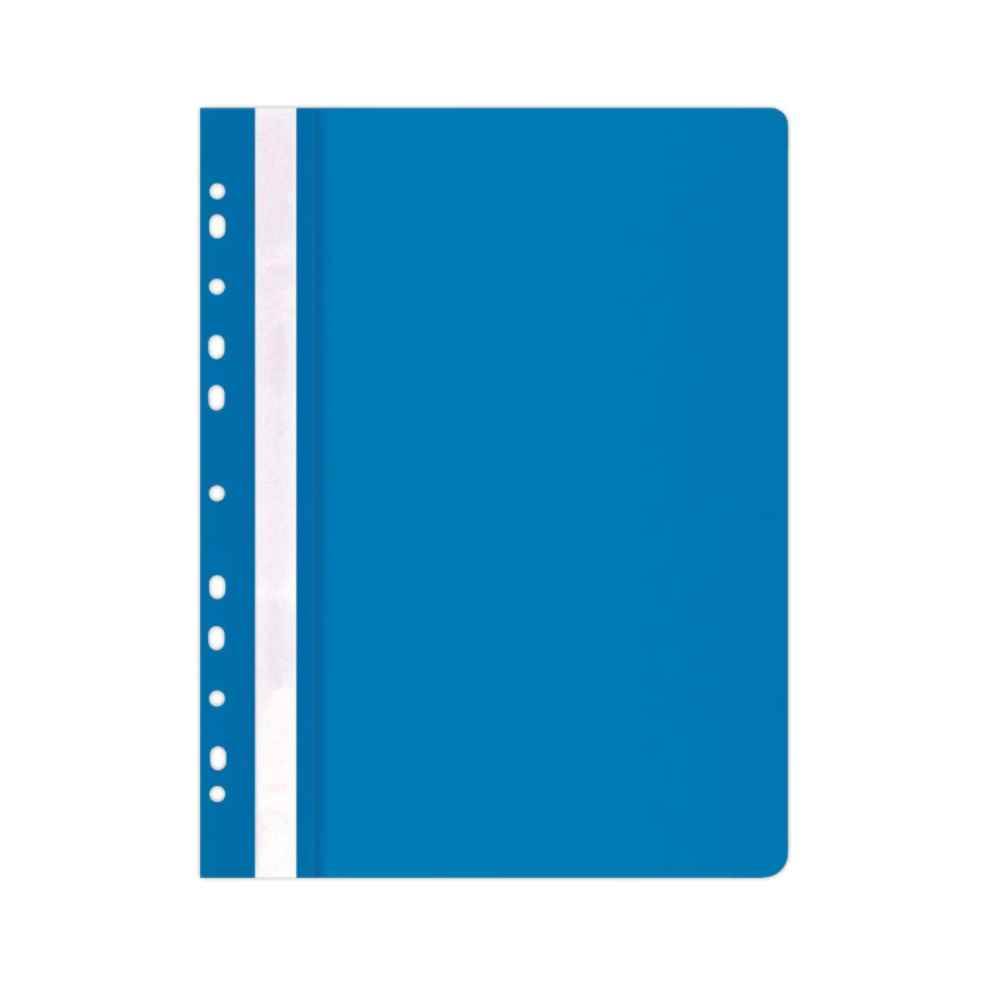 [30621402] Dosar de plastic, cu sina si multiple perforatii, A4, diverse culori, B4U