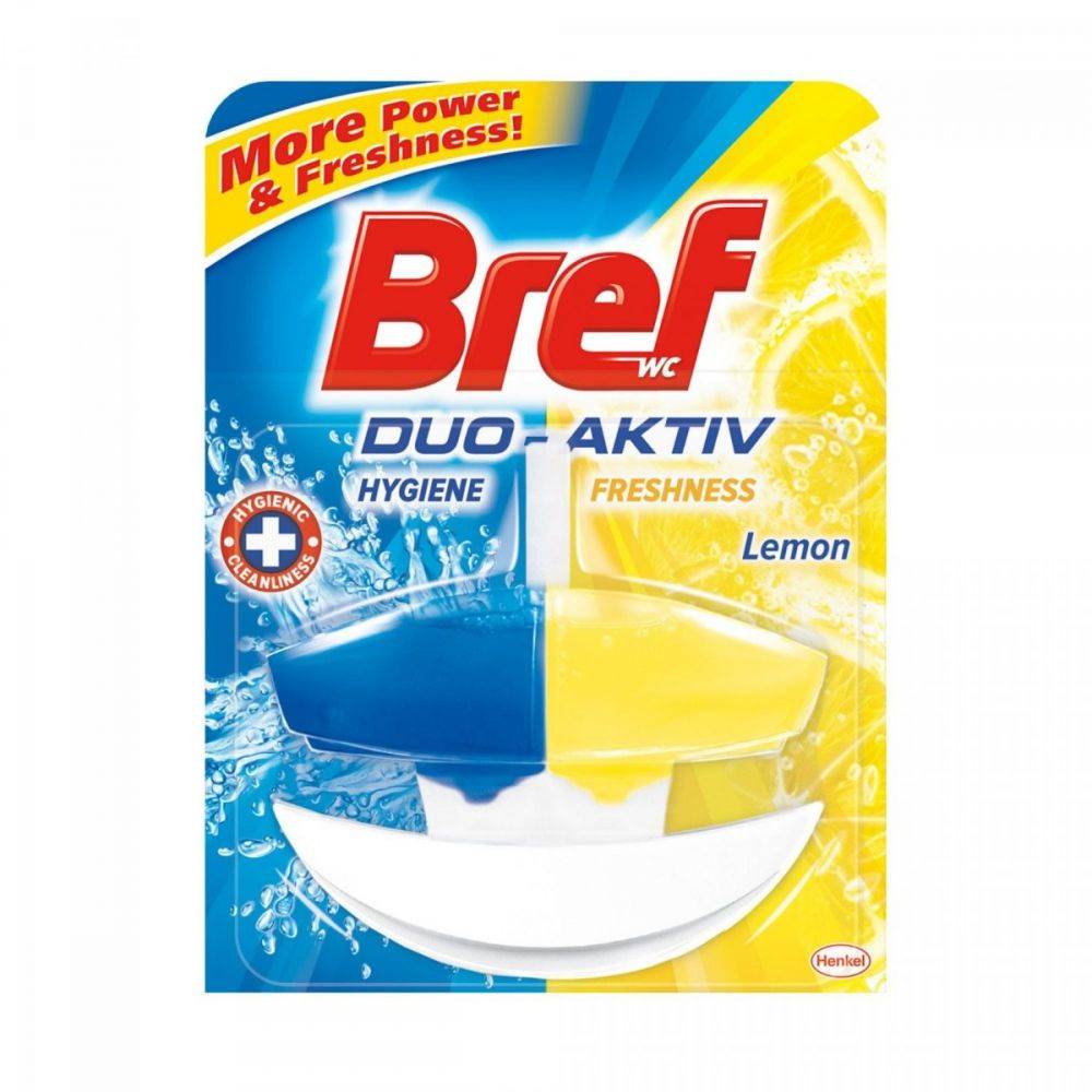 [71020273] Odorizant WC gel 50ml  BREF duo activ cu suport Lemon