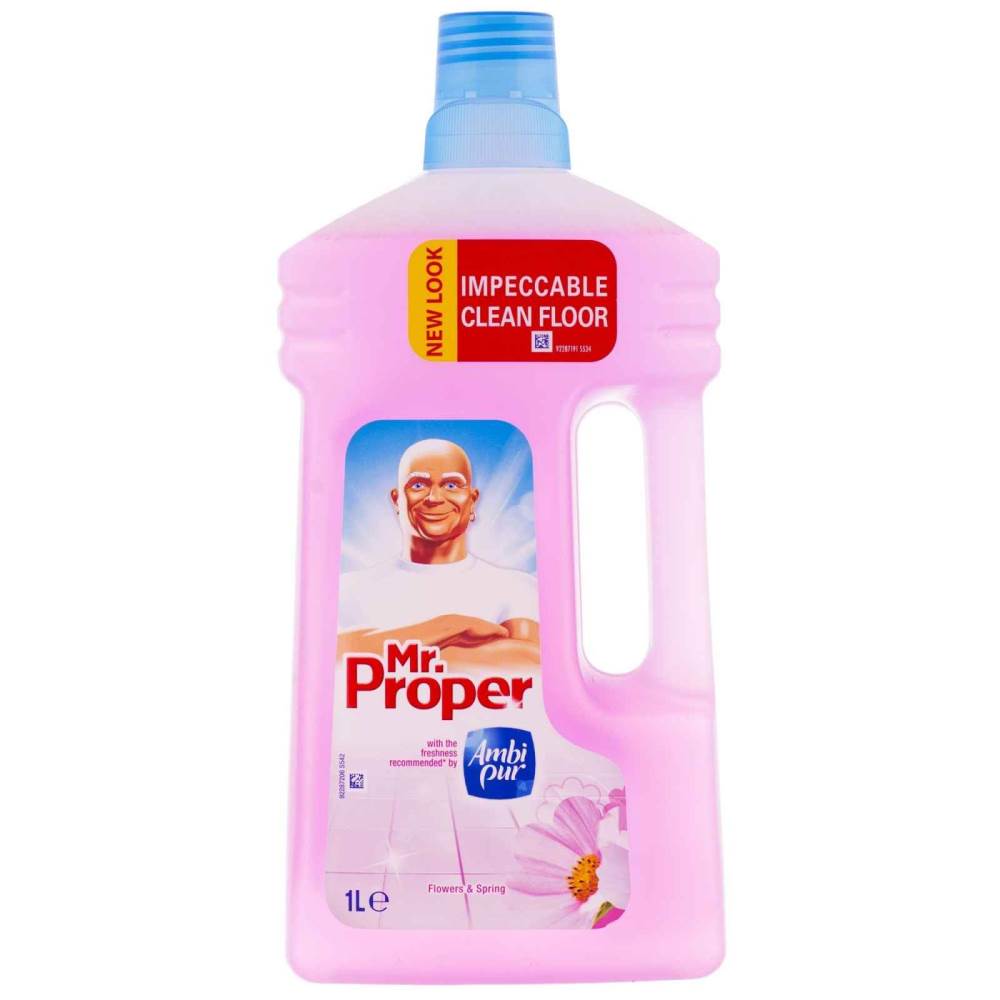 [71063002] Detergent lichid pardoseli, gresie si faianta, flori de primavara, 1 l, MR PROPER Flowers Spring