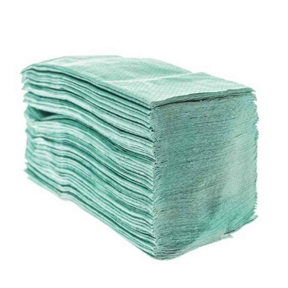 [27063502] Prosop de hartie, pliat, verde, 1 strat, 240 foi, 23x25 cm, BOKK
