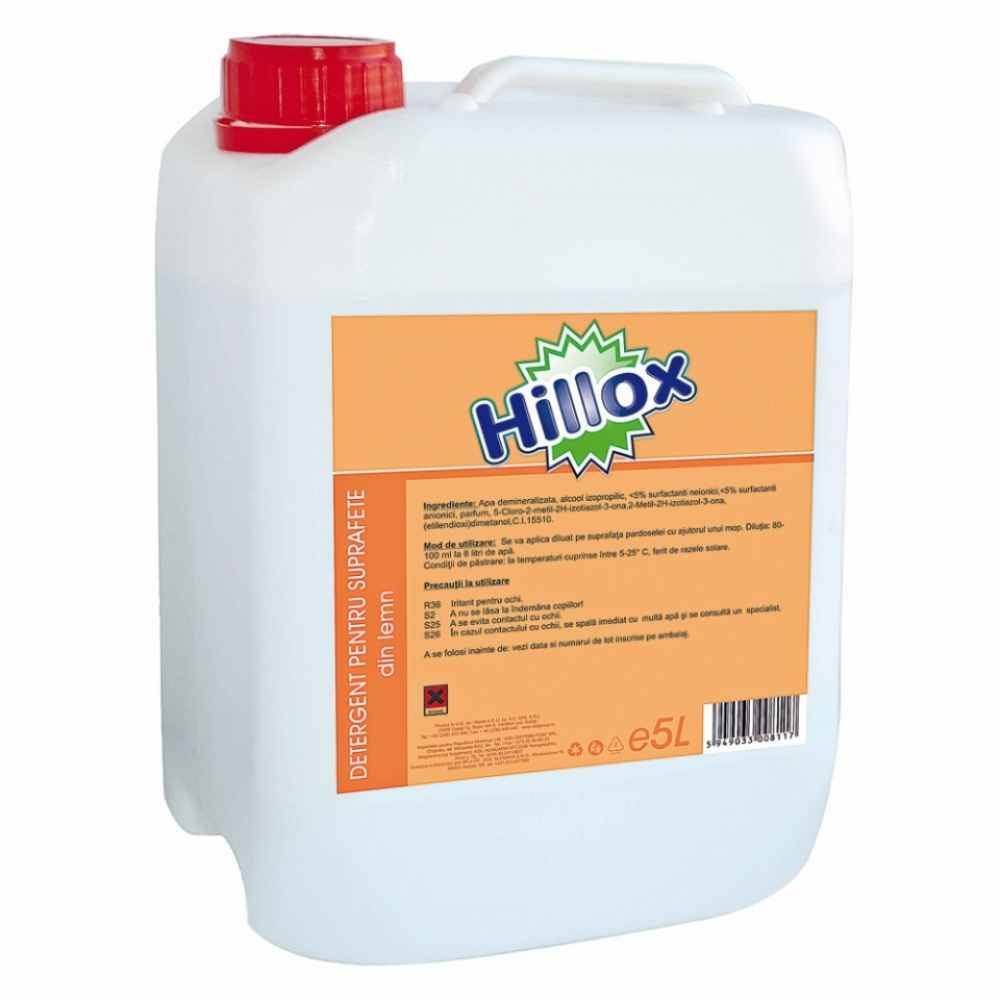 [27787878] Detergent lichid suprafete din lemn, parfum placut, 5 l, HILLOX