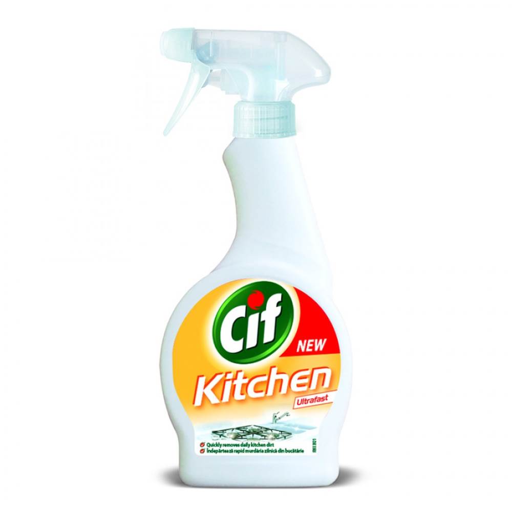 [27875889] Detergent bucatarie, cu pulverizator, parfum placut, 500 ml, CIF Kitchen