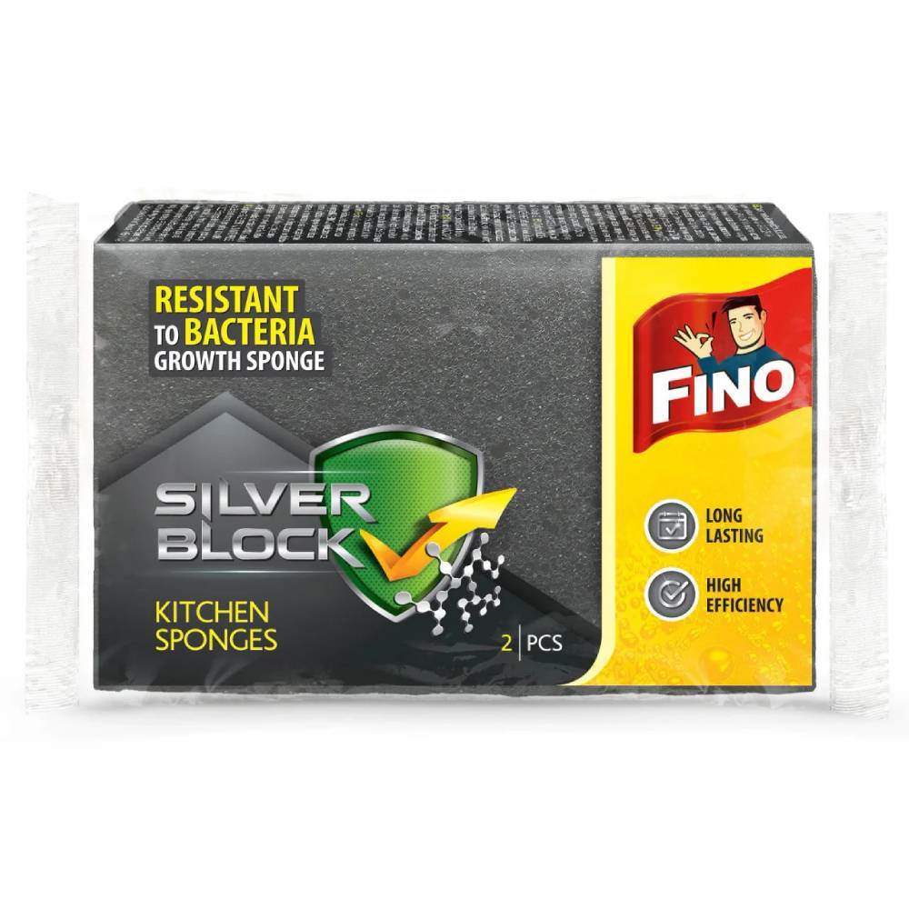 [27548712] Burete vase FINO SILVER BLOCK ANTIBACTERIAN 2 buc/set