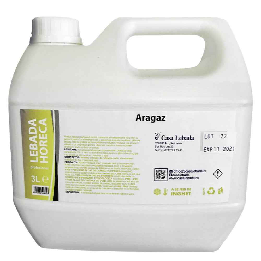 [27509357] Detergent lichid pentru aragaze, parfum placut, 3 l, LEBADA