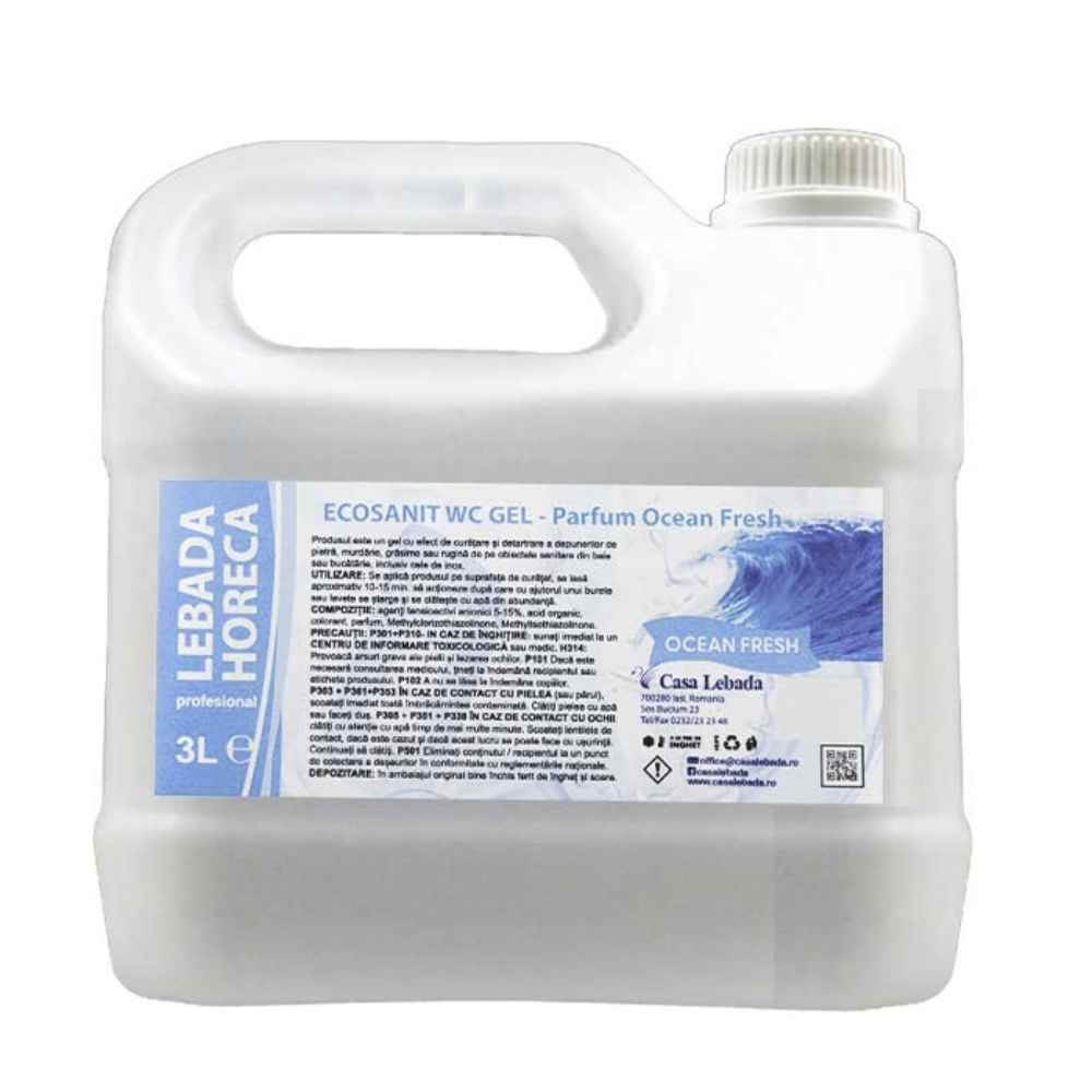 [27509319] Detergent lichid dezinfectant wc, ocean fresh, 3 l, LEBADA Ecosanit