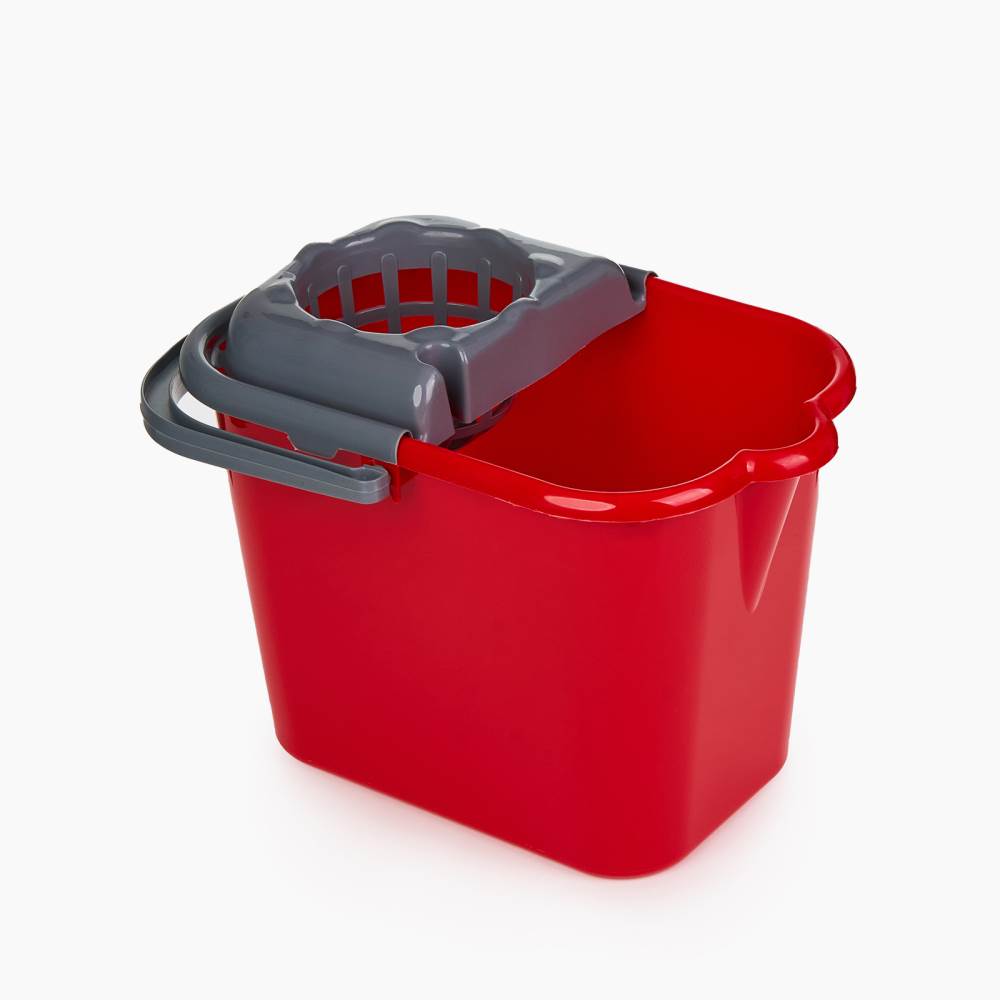 [71003214] Galeata dreptunghiulara cu storcator 14l ROSU